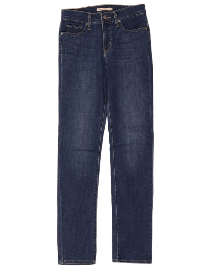 Damskie jeansy Levi's 312 Shaping W26 L32 Niebieska bawełna