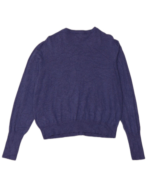 Sweter damski Marks & Spencer UK 14, średni niebieski, wiskoza