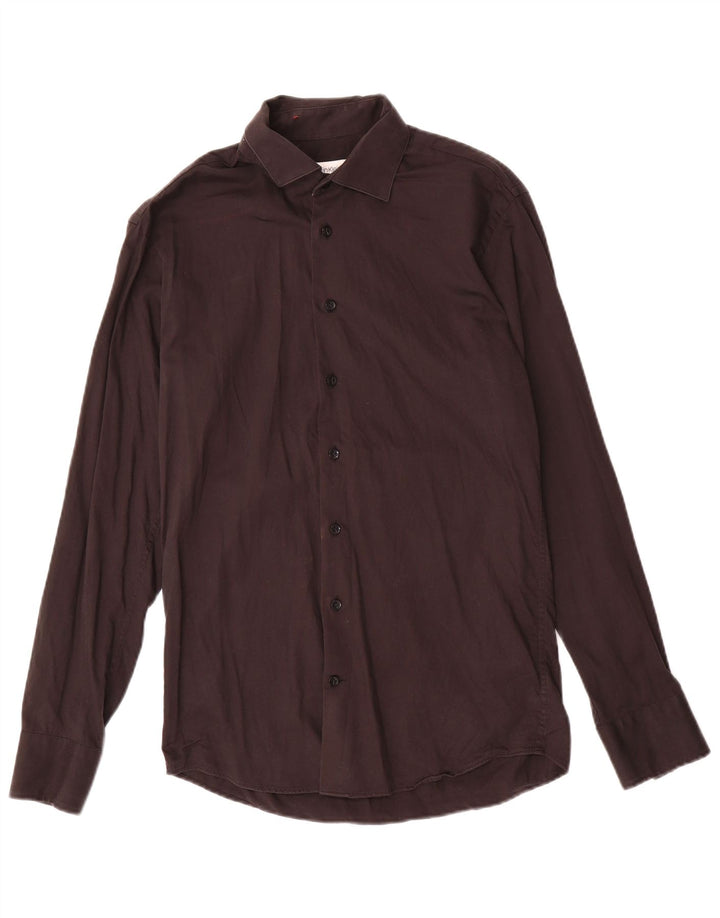 Koszula męska Calvin Klein rozmiar 38, mała, czarna, bawełniana