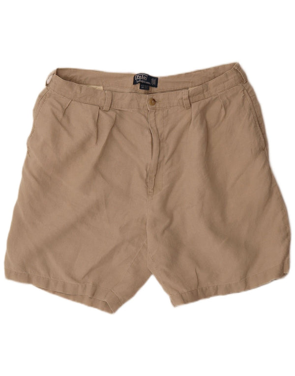 Spodenki męskie Polo Ralph Lauren Pegged Chino W38 XL Beżowe lniane