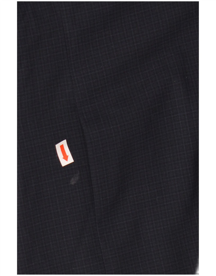 Marks & Spencer Męska marynarka zapinana na 2 guziki UK 40 w dużą granatową kratkę