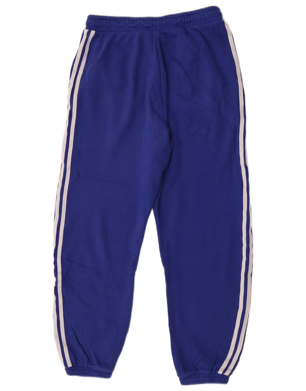 Damskie spodnie dresowe Adidas Joggers UK 12/14 Średni niebieski, bawełniany