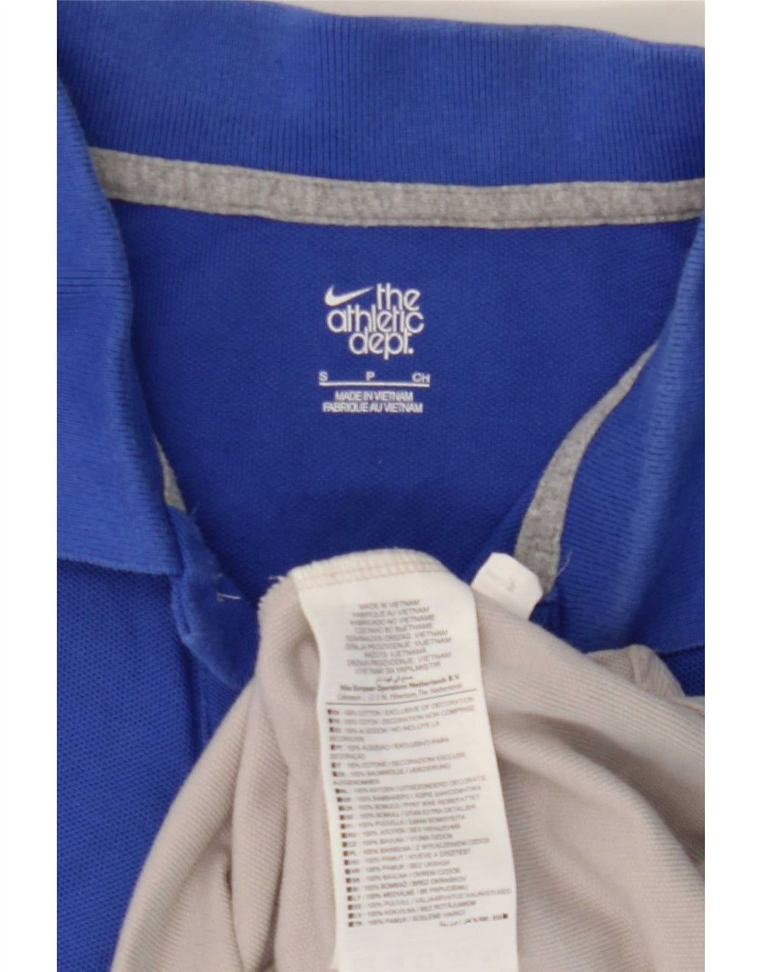 Męska koszulka polo Nike, mała, wielobarwna, bawełniana z blokami kolorów