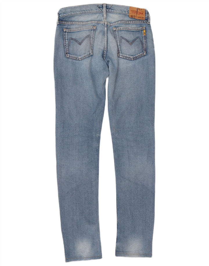 Damskie jeansy Meltin' Pot w trudnej sytuacji W27 L34 Niebieskie