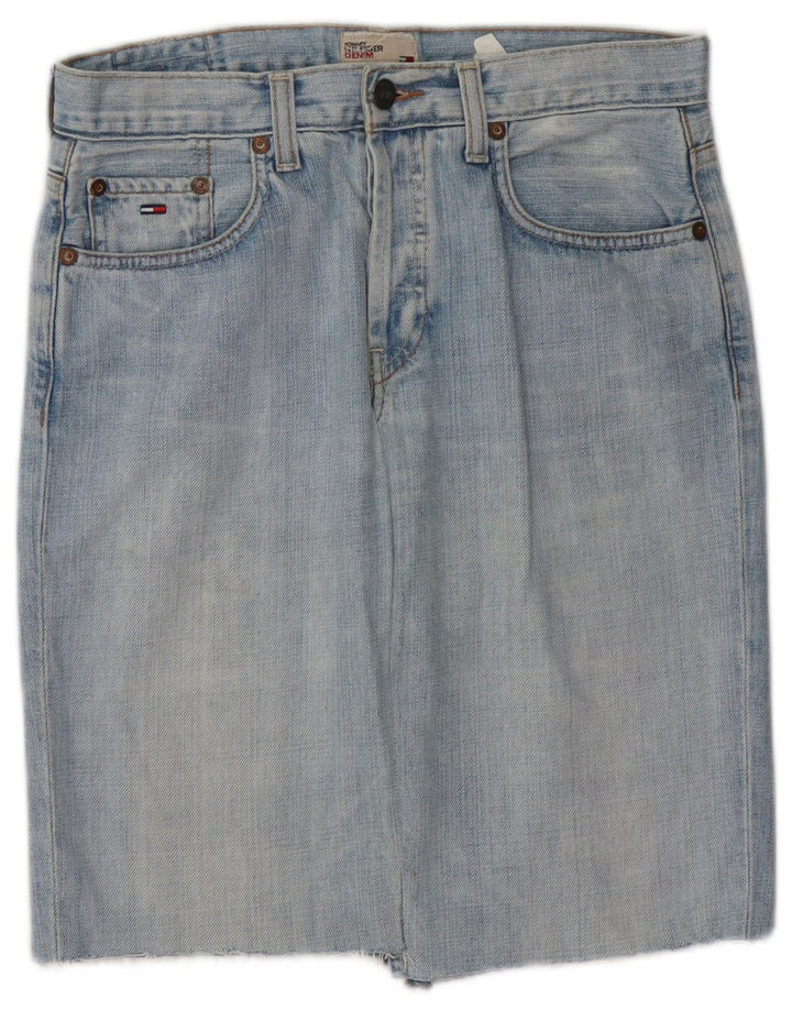 Damska spódnica jeansowa TOMMY HILFIGER W28 Średnioniebieska bawełna