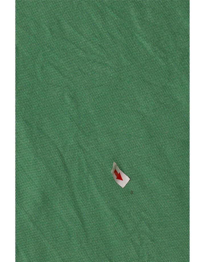 Męska koszulka polo slim fit TOMMY HILFIGER 2XL, zielona bawełna