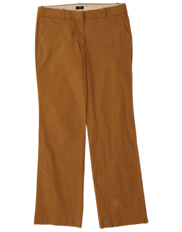 Spodnie damskie J. Crew City Fit Straight Chino US 10 Large W32 L32 Brown