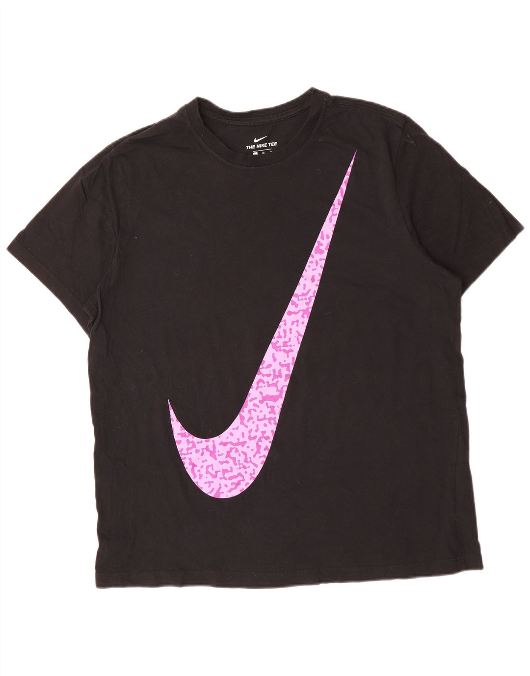Męski T-shirt z grafiką NIKE, XL, czarna, bawełniana
