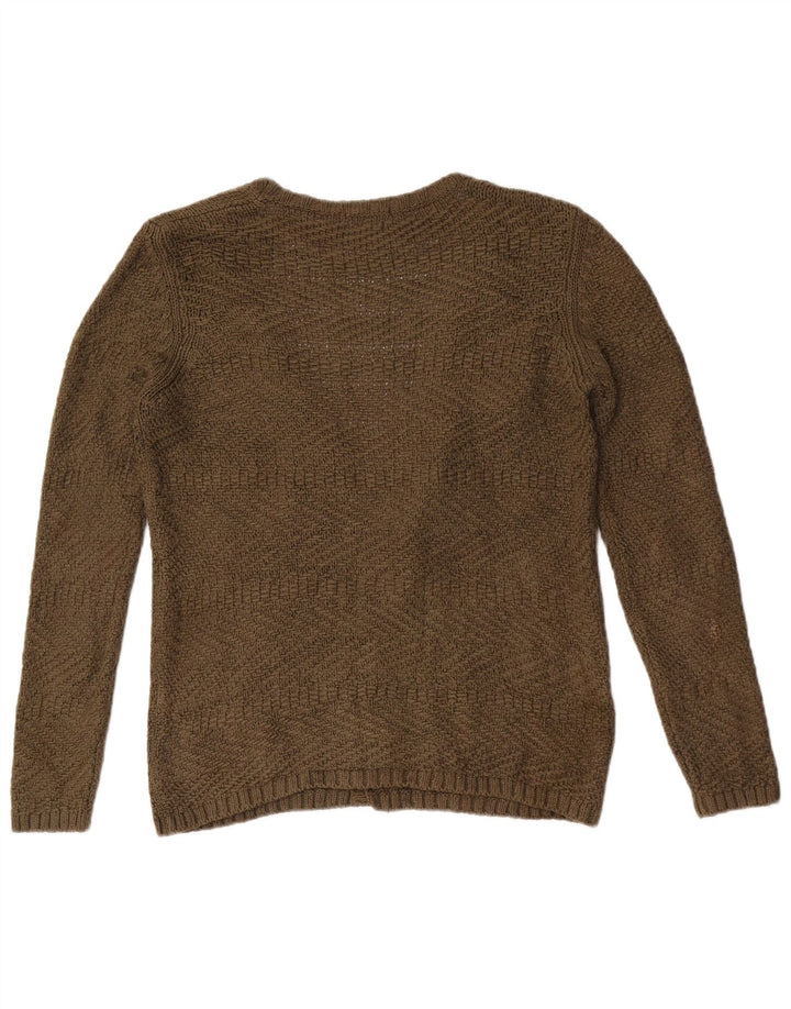 Sweter damski Massimo Dutti z otwartym kardiganem UK 12 Medium Khaki