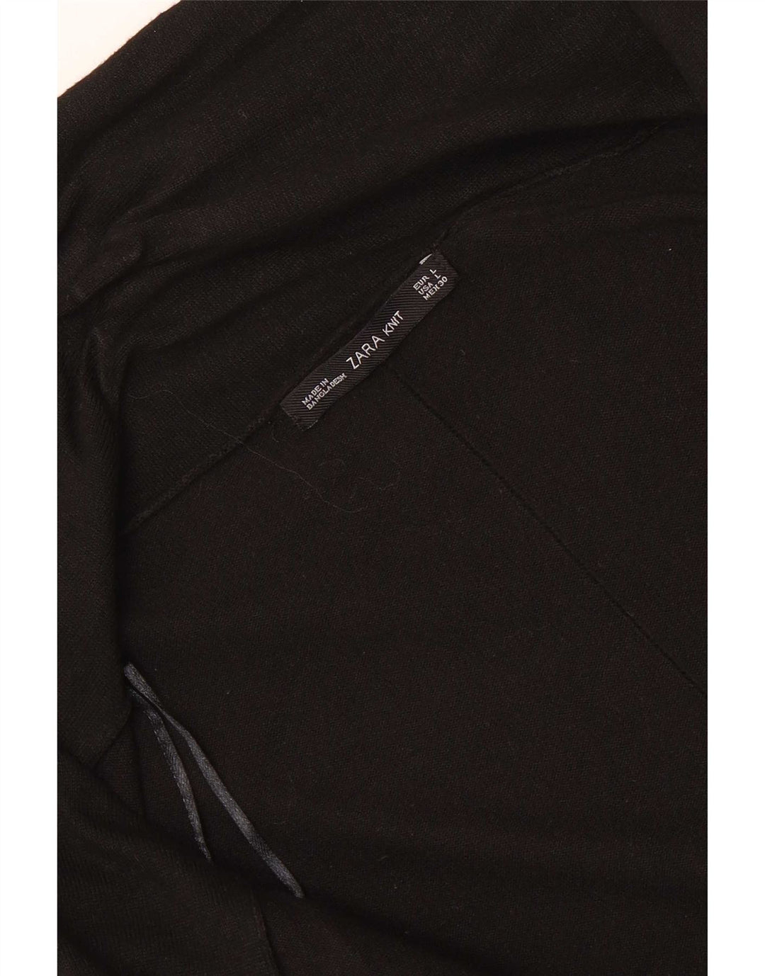 Sweter damski Zara z otwartym kardiganem UK 14, duży, czarny