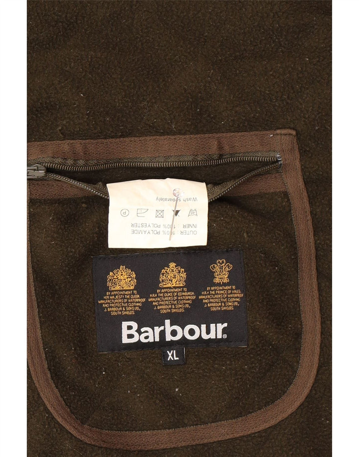 Męska pikowana kamizelka BARBOUR UK 42 XL Zielony poliamid