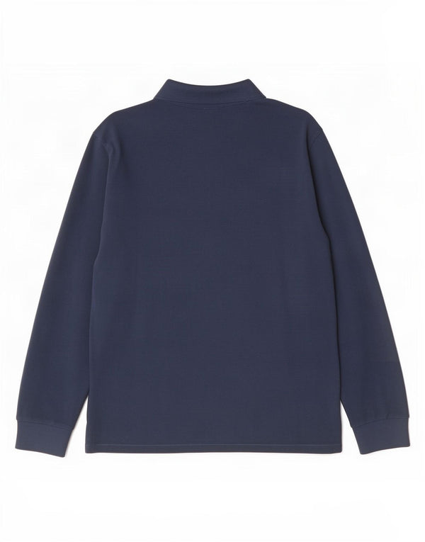 Męska koszulka polo Paul Smith z długim rękawem, duża, granatowa, bawełniana