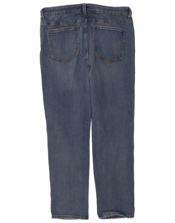 Marks & Spencer Damskie The Sienna Straight Jeans UK 14 Large W34 L28 Niebieski