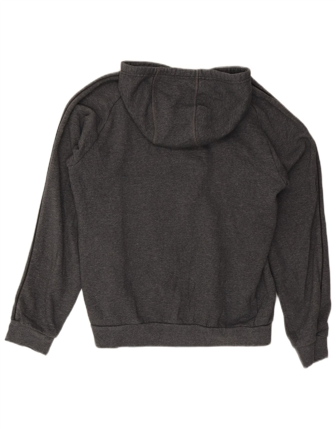 Adidas Męska bluza z kapturem, mała, szara, bawełniana