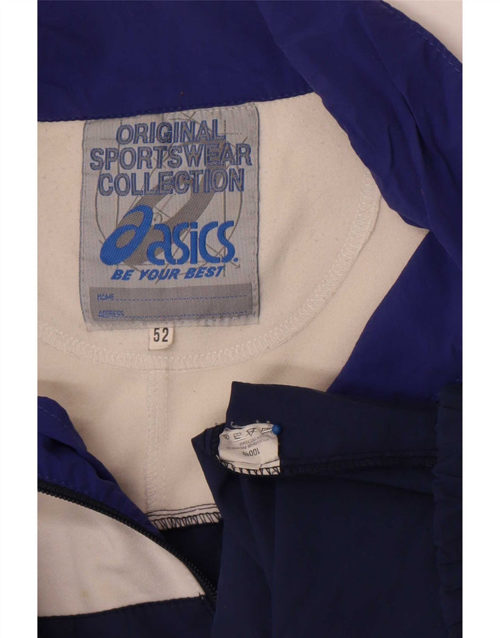 Pełny dres męski Asics IT 52 z dużym granatowym blokiem kolorów