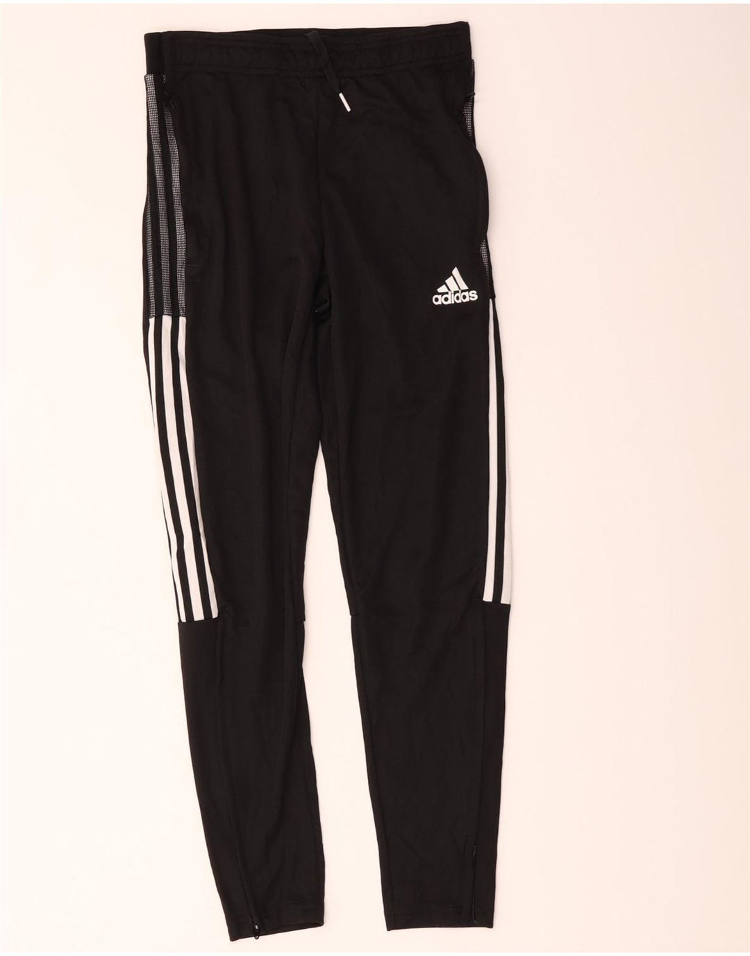 Męskie spodnie dresowe Adidas Aeroready, małe, czarne, poliestrowe