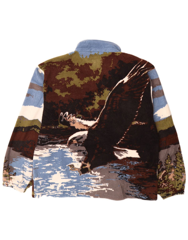 Atlas For Men Męska kurtka polarowa Eagles Graphic UK 44 2XL wielokolorowa