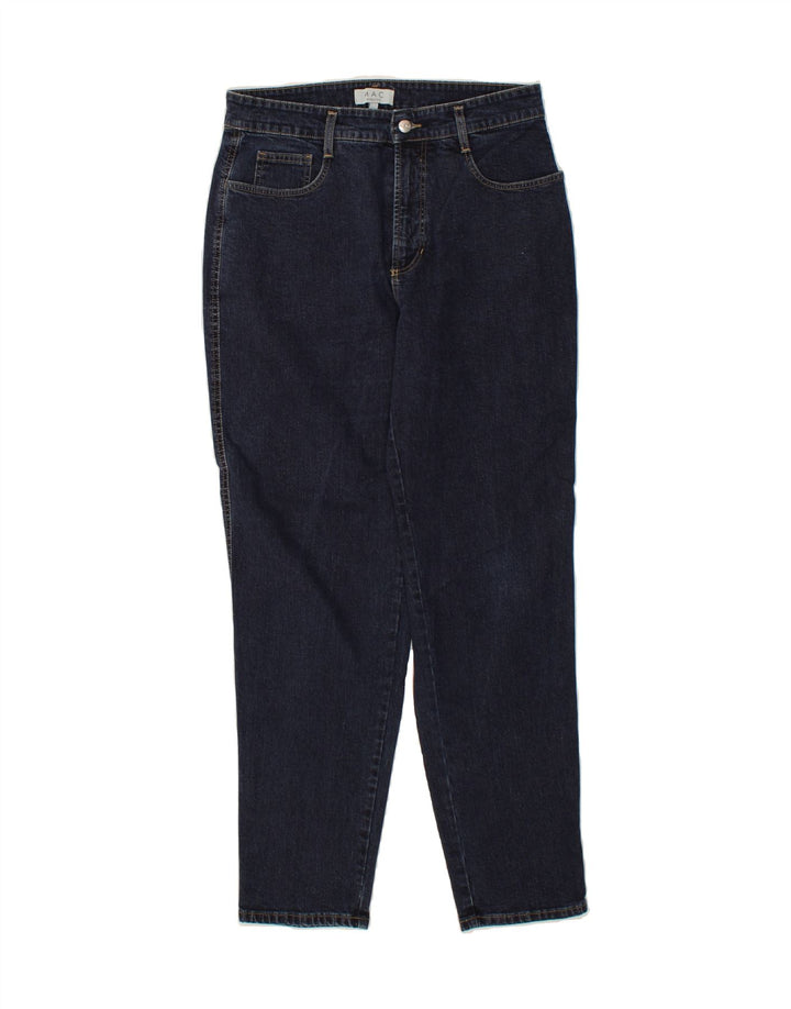 MAC Womens Stretch Tapered Jeans IT 42 Medium W30 L30  Navy Blue Cotton Vintage Mac and Second-Hand Mac from Messina Hembry 