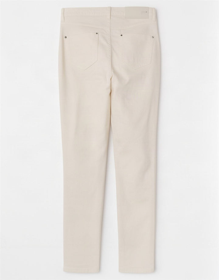 Marks & Spencer Damskie spodnie typu casual UK 12 Medium W30 L28 Białe