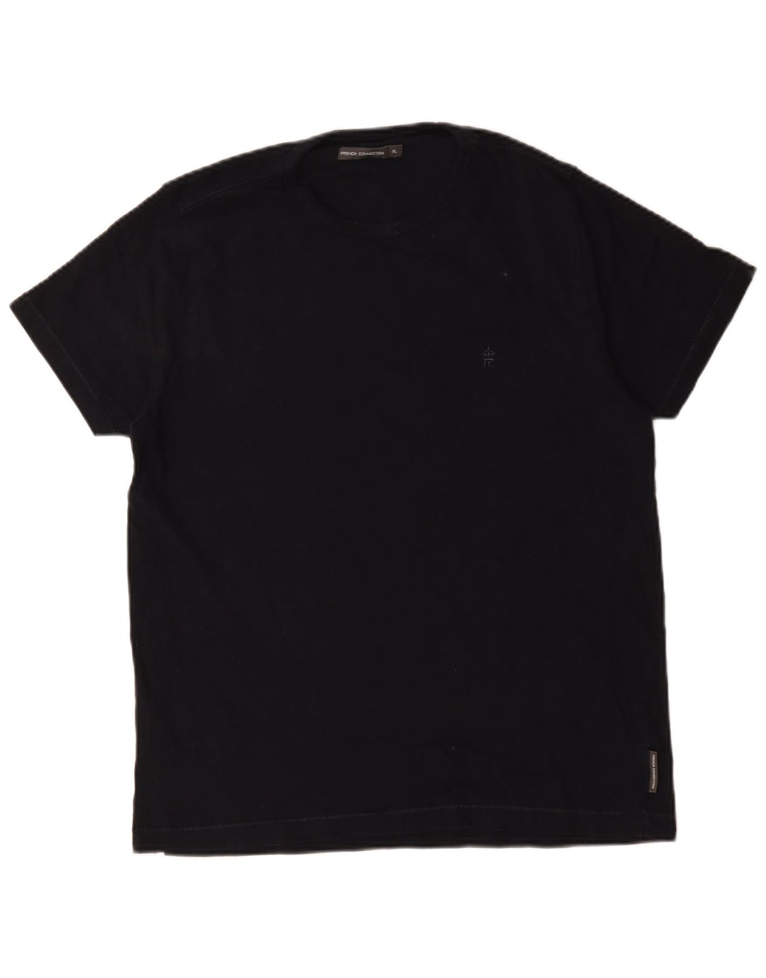 T-shirt męski French Connection Top XL, granatowy, bawełniany