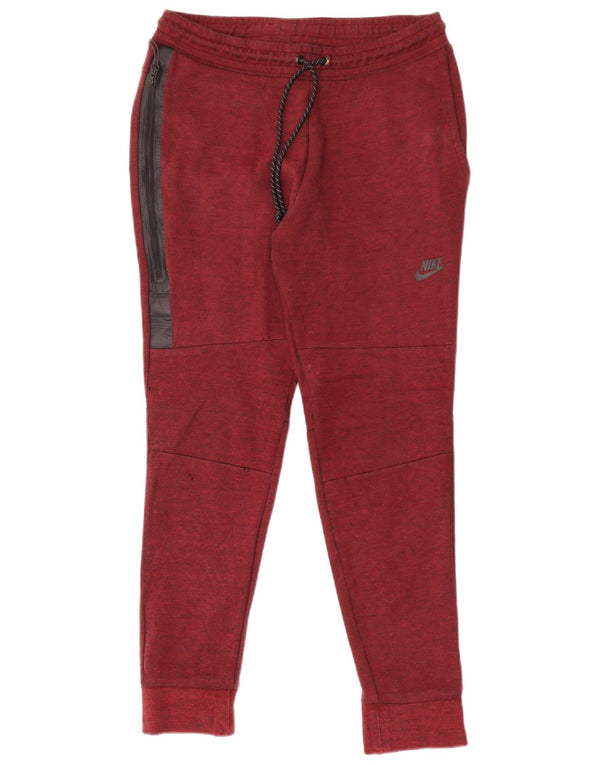 Męskie spodnie dresowe Nike Joggers, bawełna w kolorze średniego burgunda