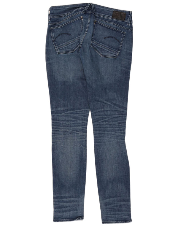 Damskie jeansy skinny G-Star W30 L32 Niebieskie bawełniane