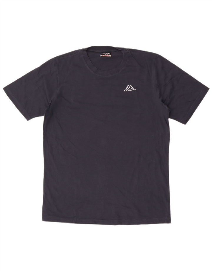 T-shirt męski Kappa, duży, granatowy, bawełniany