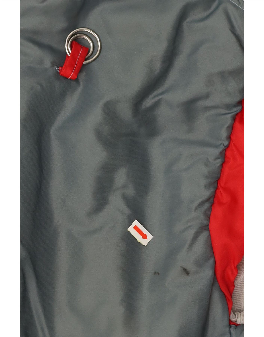 Damska kamizelka JACK DANIELS UK 16, duża, szara, z blokami kolorów