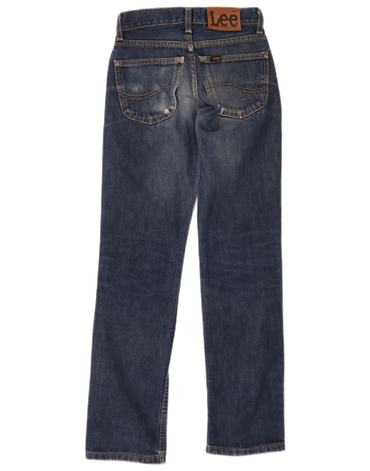 Damskie jeansy Lee Straight W26 L31 Niebieskie bawełniane