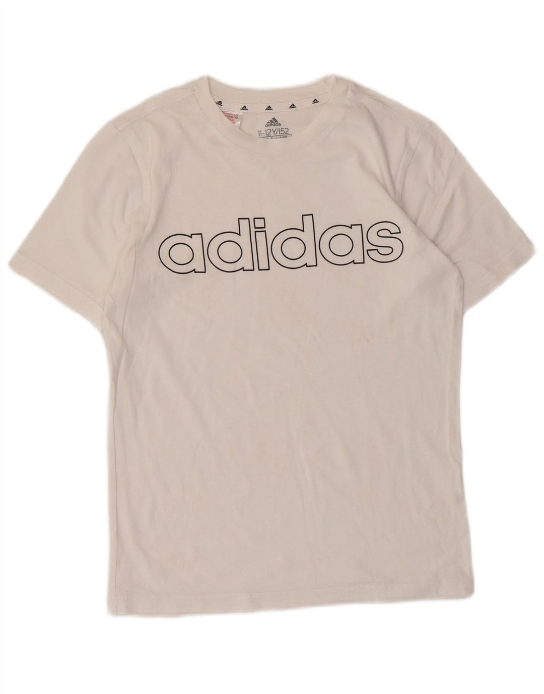 Chłopięca koszulka z grafiką Adidas Top 11-12 lat Biała