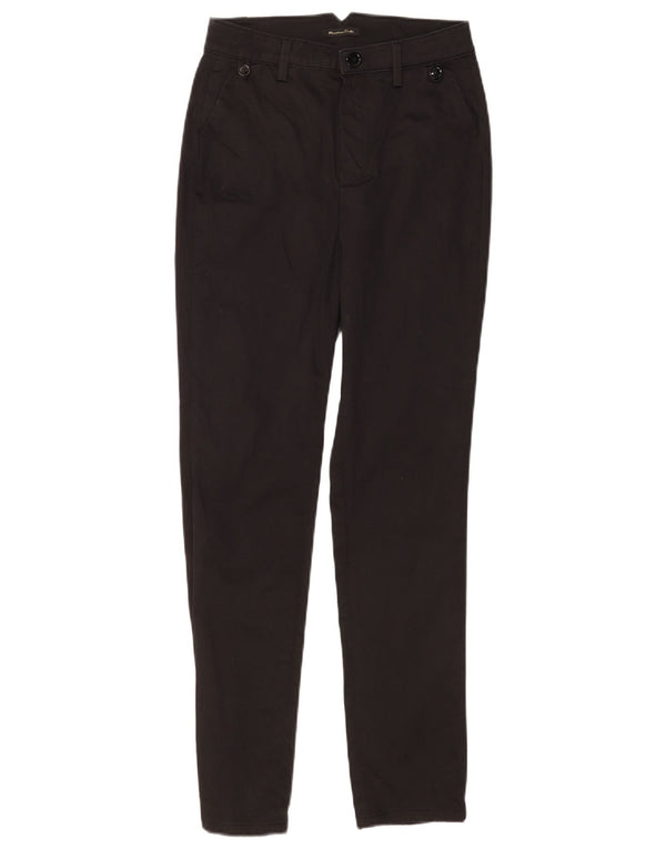 Spodnie Massimo Dutti Damskie Skinny Chino EU 34 2XS W24 L28 Czarne