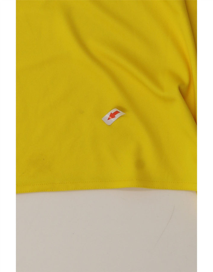 Męska koszulka Adidas Climalite Graphic Top, średni żółty poliester