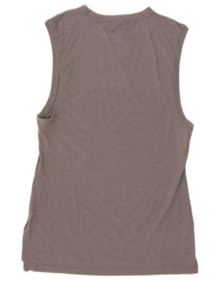 Damska kamizelka Nike Dri Fit Top UK 10, mała, szary poliester