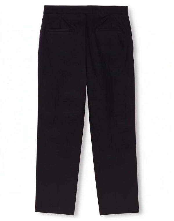 Damskie spodnie chino o luźnym kroju Zara XL W32 L27 Granatowe, lniane