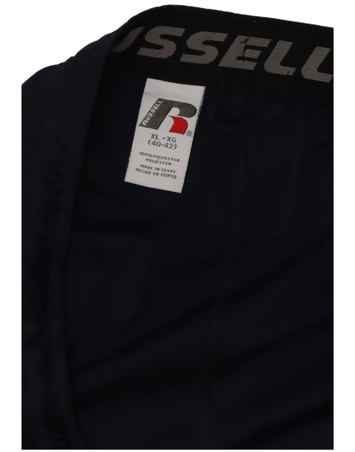 Męskie spodenki sportowe RUSSELL ATHLETIC XL, granatowe, poliestrowe