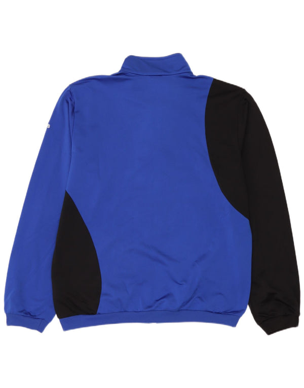 Adidas Mens Tracksuit Top Jacket UK 48/50 XL Blue Colourblock Polyester