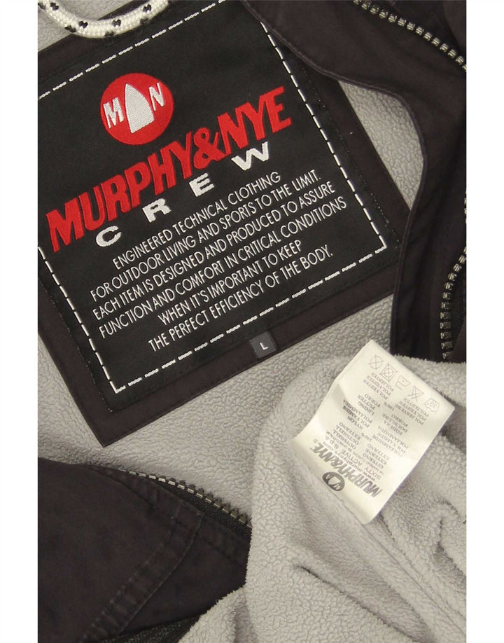 Męska kurtka wiatrówka Murphy & Nye UK 40, duża, czarna, poliamidowa