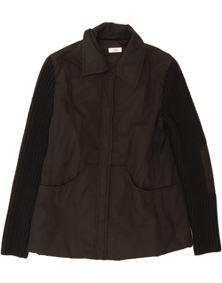 MAX&CO. Womens Bomber Jacket IT 38 XS Black Polyester Vintage Max&Co. and Second-Hand Max&Co. from Messina Hembry 