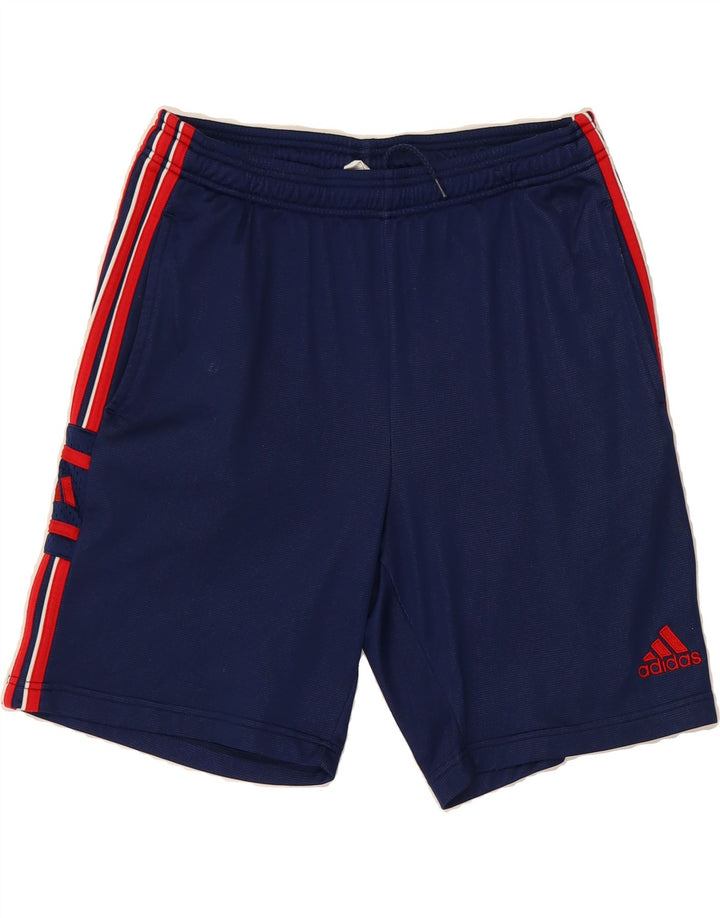 ADIDAS Mens Sport Shorts Large Navy Blue Polyamide Vintage Adidas and Second-Hand Adidas from Messina Hembry 