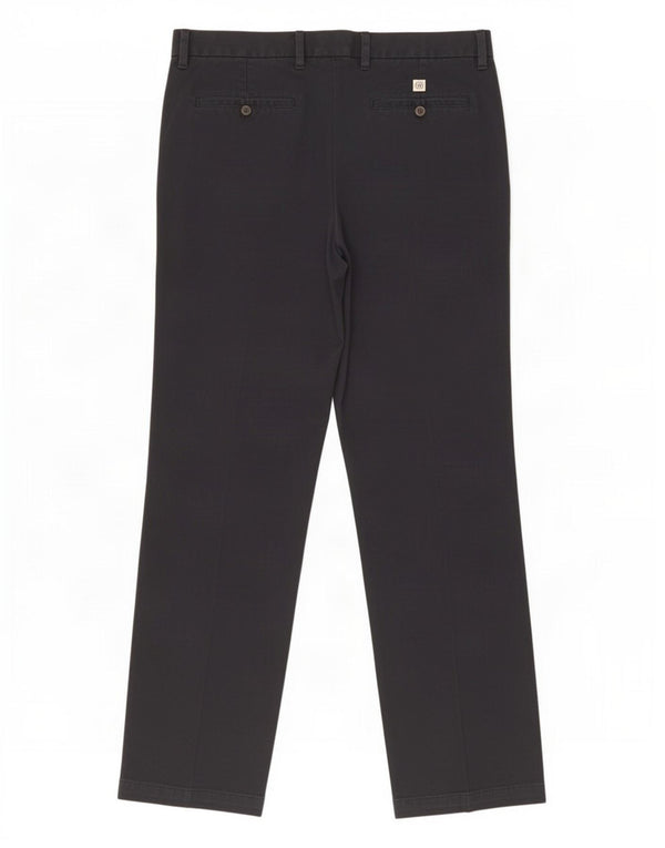 Męskie spodnie chino Marks & Spencer Blue Harbor Straight W38 L33 czarne