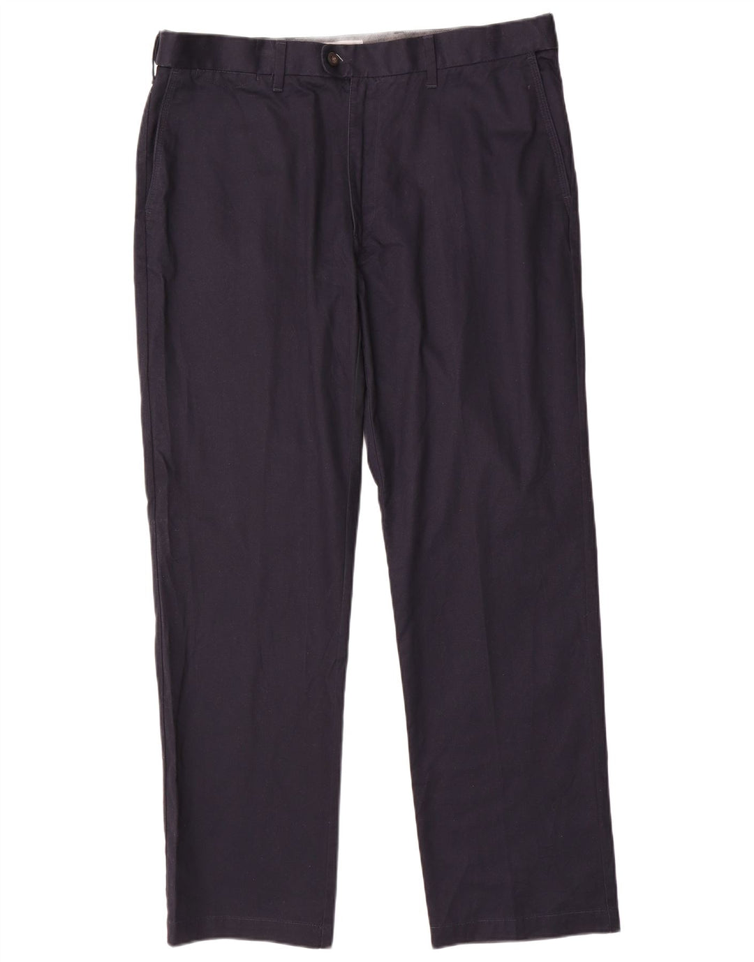 Marks & Spencer Męskie proste spodnie chino W38 L31 Granatowa bawełna