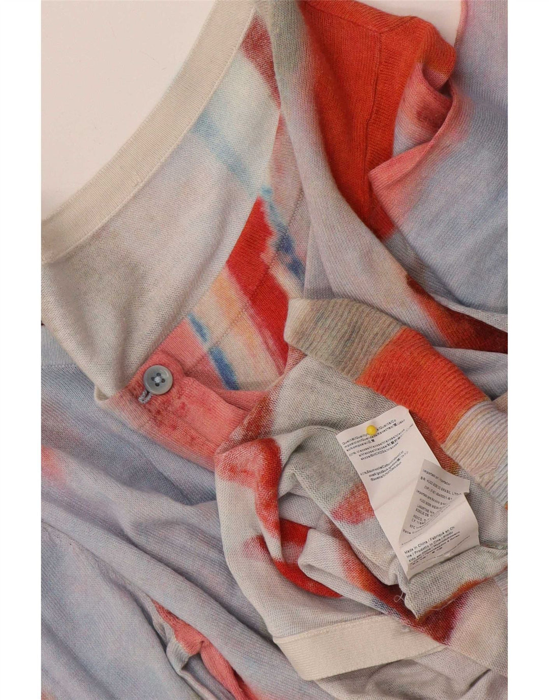 Sweter damski Hugo Boss z abstrakcyjnym wzorem, UK 10, mały, wielokolorowy