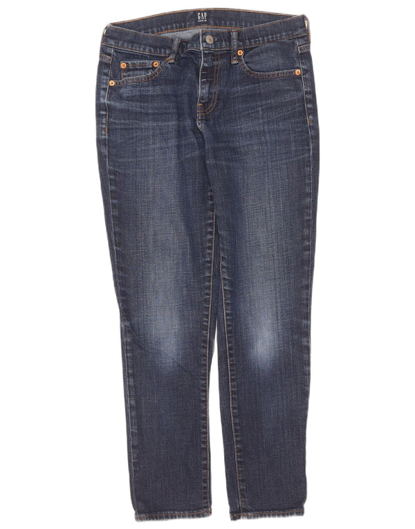 Jeansy damskie Gap Girlfriend Slim W26 L27 Niebieskie bawełniane