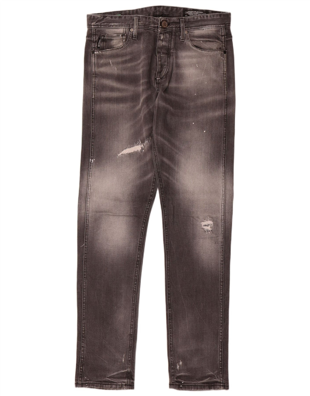 Męskie jeansy typu slim w trudnej sytuacji Jack & Jones W32 L33 szare