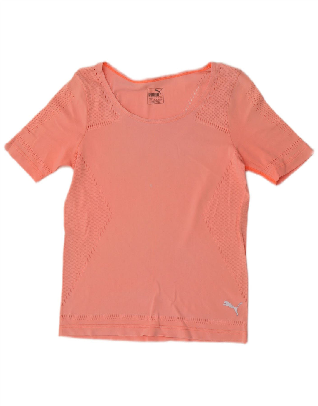 T-shirt damski Puma Top UK 10, mały, pomarańczowy