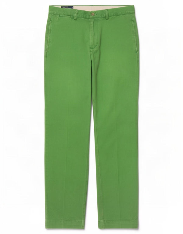 Męskie spodnie typu slim chino Polo Ralph Lauren W32 L32 Zielona bawełna