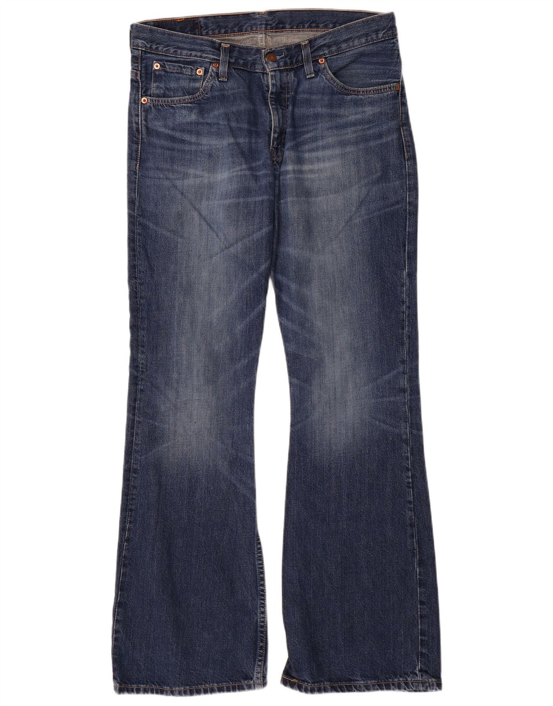 Męskie dżinsy Levi's 516 Bootcut W34 L33 Niebieska bawełna