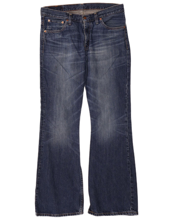 Męskie dżinsy Levi's 516 Bootcut W34 L33 Niebieska bawełna