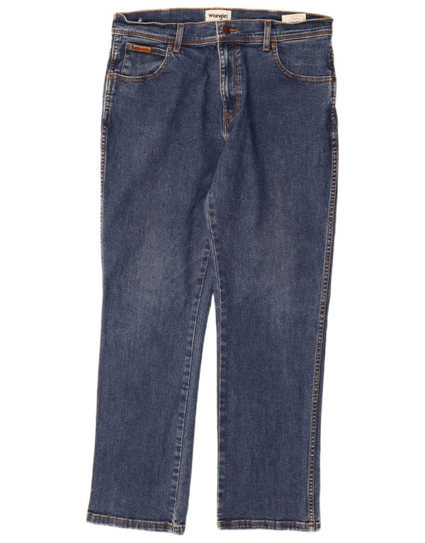 Męskie jeansy WRANGLER Texas Straight W34 L30 Niebieskie, bawełniane