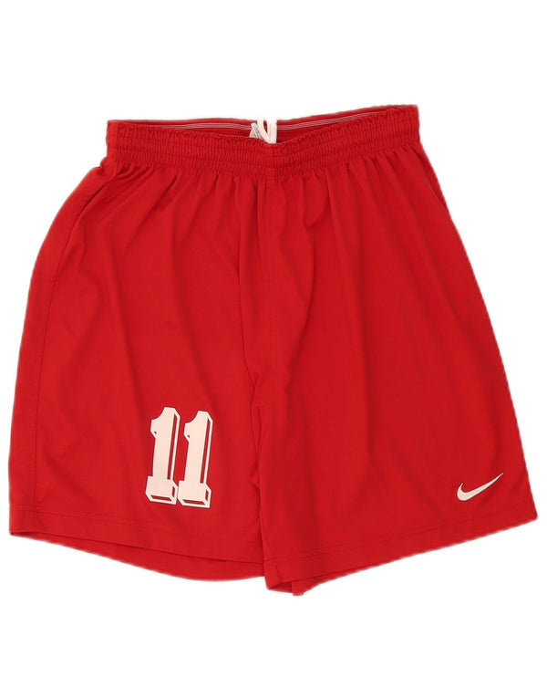 Męskie spodenki sportowe Nike Graphic UK 34/36, duże, czerwone, poliestrowe